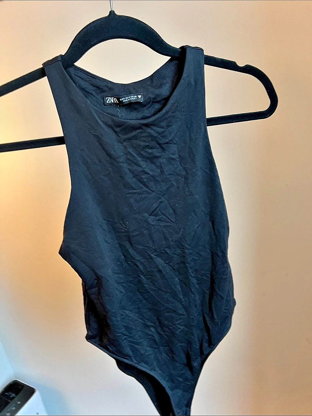 Zara Black Bodysuit Like New